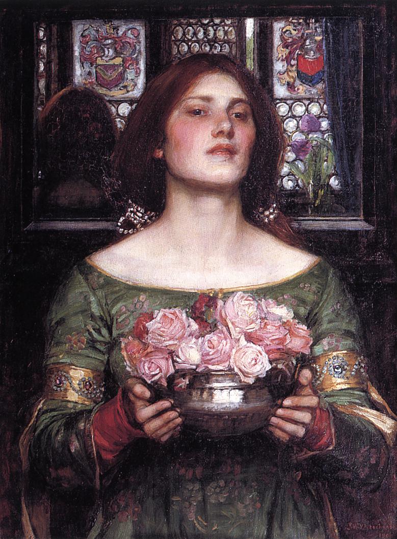 John_William_Waterhouse_-_Woman_with_roses